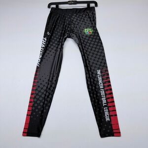 Gamebreaker Influencer Football League IFL Thaddboii Leggings Black Red WM XL